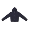 Tab Worn-Out zip-up-luvtröja ”Black” 697949TMVC21151