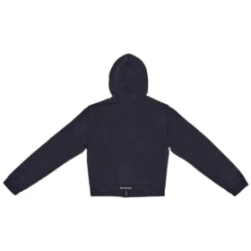 Tab Worn-Out zip-up-luvtröja ”Black” 697949TMVC21151
