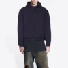 Tab Worn-Out zip-up-luvtröja ”Black” 697949TMVC21151
