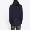 Tab Worn-Out zip-up-luvtröja ”Black” 697949TMVC21151