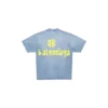 Tape Type T-shirt med tejpdetaljer, medium passform ”Faded Blue” 739784TOVA94530