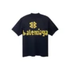 Tape Type T-shirt, medium passform ”Black Faded” 739784TOVA91055