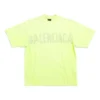 Tape Type T-shirt, medium passform ”Fluo Yellow” 739784TOVA97204