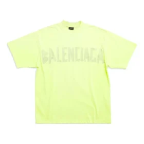 Tape Type T-shirt, medium passform ”Fluo Yellow” 739784TOVA97204