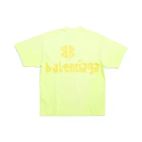 Tape Type T-shirt, medium passform ”Fluo Yellow” 739784TOVA97204