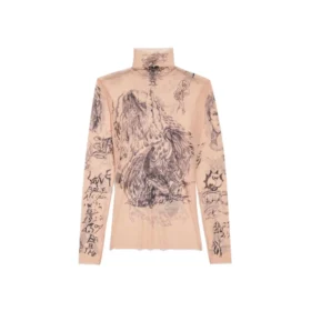 Tat långärmad topp ”Light Beige” 7928434E1B59500
