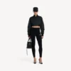 Techwear-leggings för damer i svart Techwear-leggings för damer i svart