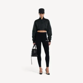 Techwear-leggings för damer i svart