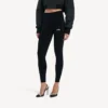 Techwear-leggings för damer i svart Techwear-leggings för damer i svart