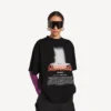 The Door oversized-T-shirt för damer i svart