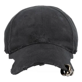 Tjock piercingmössa ”Black Faded” 744299410B21071