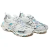 Track 1.0 Sneakers ”White Blue Mesh and Nylon Graffiti” 542023W3SRA9014