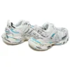 Track 1.0 Sneakers ”White Blue Mesh and Nylon Graffiti” 542023W3SRA9014