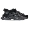 Track-sandaler ”Fake Fur Black” 668560W3CQ31000