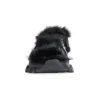 Track-sandaler ”Fake Fur Black” 668560W3CQ31000