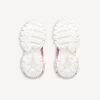 Track-sneaker med stencil-logotyp i rosa/vitt Track-sneaker med stencil-logotyp i rosa/vitt