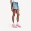 Track-sneaker med stencil-logotyp i rosa/vitt Track-sneaker med stencil-logotyp i rosa/vitt