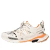 Track-Sneaker ”White Orange” 542023W1GB19059