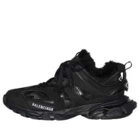Track Sneakers ”Fake Fur Black” 668555W3CQ11000