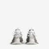 Track-sneakers med stencil-logotyp i svart/vitt Track-sneakers med stencil-logotyp i svart/vitt