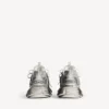 Track-sneakers med stencil-logotyp i svart/vitt Track-sneakers med stencil-logotyp i svart/vitt
