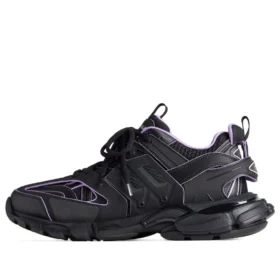Track Sock-sneakers ”Svart och ljuslila stickat och nylon” 736328W3SKC1058