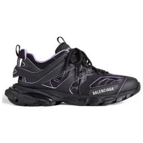 Track Sock-sneakers ”Svart och ljuslila stickat och nylon” 736328W3SKC1058