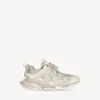 Track-träningssneakers med återvunnen sula i beige
