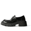 Tractor Loafers ”Svart slätt kalvskinn” 760433WA8E91000