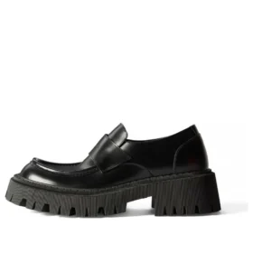 Tractor Loafers ”Svart slätt kalvskinn” 760433WA8E91000