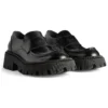 Tractor Loafers ”Svart slätt kalvskinn” 760433WA8E91000