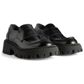 Tractor Loafers ”Svart slätt kalvskinn” 760433WA8E91000