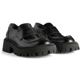 Tractor Loafers ”Svart slätt kalvskinn” 760439WA8E91000
