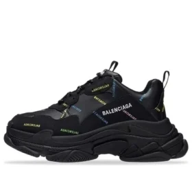 Triple S Allover Logo ”Black Multi” 536737W2FA81083