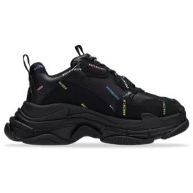 Triple S Allover Logo ”Black Multi” 536737W2FA81083