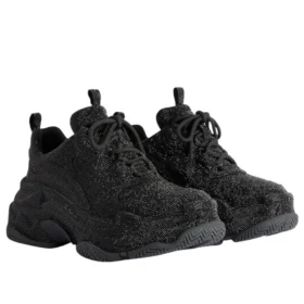 Triple S ”Black Rhinestones” 524039W2TST1000