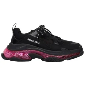 Triple S ”Clear Sole – Black Pink Neon” 544351W2FR11053