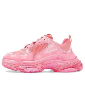 Triple S Faded Sneaker ”Dark Pink” 524039W3CS45000