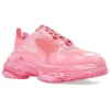 Triple S Faded Sneaker ”Dark Pink” 524039W3CS45000