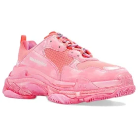 Triple S Faded Sneaker ”Dark Pink” 524039W3CS45000