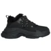 Triple S ”Fake Fur – svart” 668562W3CQ51000