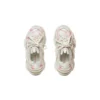 Triple S Logotype Sneaker ”White and Pink Technical Material” 654251W2FAB9050