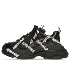 Triple S Logotype Sneakers ”Black” 536737W2FAB1090