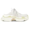 Triple S Mules ”White Double Foam and Mesh” 755686W3SM29097