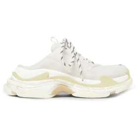 Triple S Mules ”White Double Foam and Mesh” 755686W3SM29097