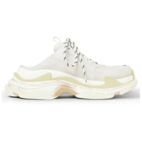 Triple S Mules ”White Double Foam and Mesh” 755687W3SM29097