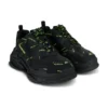 Triple S-sneaker ”Allover Logo – Black Fluo Yellow” 536737W2FA11070