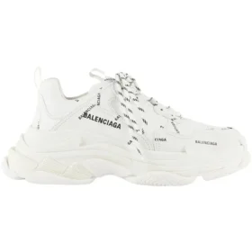 Triple S-Sneaker ”Allover Logo – White” 536737W2FA19010