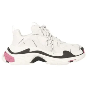 Triple S-Sneaker ”Allover Logo White Pink” 524039W2FA49155