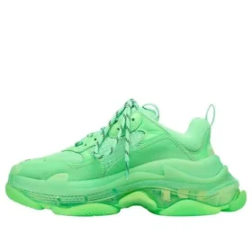Triple S-sneaker ”Clear Sole – Neon Green” 541624W2CF13801